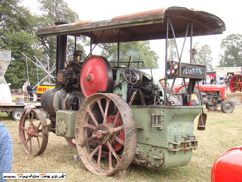 1918 Ruston & Hornsby Steam Tractor (AW4996) Princess Ann 4nhp Engine